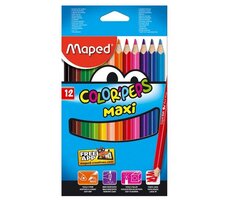  Олівці кольорові MAPED Color Peps Jumbo, 12 кольорів (MP.834010) 