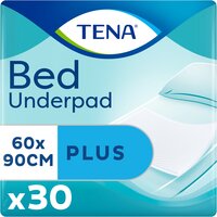Пелюшки для немовлят вбирні Tena Bed Plus 60х90 30 шт  