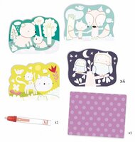 Художній комплект для малювання водою Djeco Що заховано в лісі? (DJ09064)