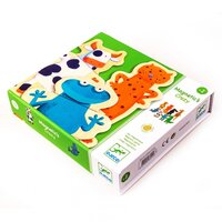 Магнітна гра DJECO Божевільні тварини 24 деталі (DJ03111)