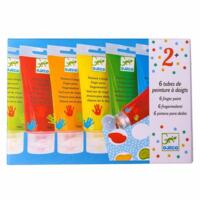 Набор пальчиковых красок DJECO, 6 шт. (DJ08860) 