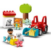 Конструктор LEGO DUPLO Сільськогосподарський трактор і догляд за тваринами (10950)