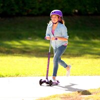 Самокат MICRO серії "Maxi Deluxe" – ФІОЛЕТОВИЙ (до 50 kg, триколісний)