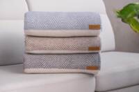 Плед ARDESTO Leonardo Bianco 140x200см 100% шерсть, серый (ART0502LB)