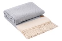 Плед ARDESTO Leonardo Bianco 140x200см 100% шерсть, голубой (ART0503LB)