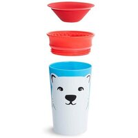 Чашка-непроливайка Munchkin Miracle Deco 360, 266 мл, Белый медведь (051779)