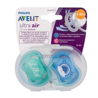 Пустушка Avent Ultra Air для хлопчика, 2 штуки (SCF342/22) 
