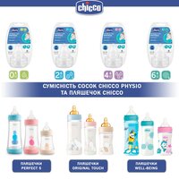 Пляшка для годування пластикова Chicco Perfect 5 із силіконовою соскою 4+ міс. 300 мл Бежева (20235.30.40)