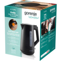 Електрочайник Gorenje 1.7л, чорний матовий (K17OPB)