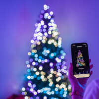 Гірлянда Smart LED Twinkly Dots Lights, 3м, кабель прозорий (TWD060STP-T)