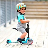 Самокат MICRO серії Mini 3in1 Deluxe Аква Блакитний (MMD011)