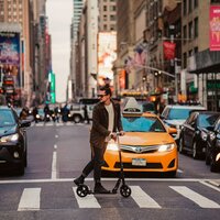 Самокат Micro Suspension Black (SA0156)