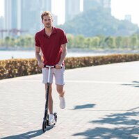 Самокат Micro Suspension Black (SA0156)