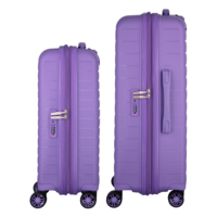 Набір валіз 2E Aero M+S, лавандовий (2E-SPP-AERO-SET2-LV)