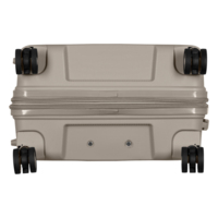 Набір валіз 2E, Aero, поліпропілен, (L+M+S), TSA, 4 колеса, EXP, сіро-коричневий (2E-SPP-AERO-SET3-TP)