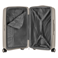 Набір валіз 2E, Aero, поліпропілен, (L+M+S), TSA, 4 колеса, EXP, сіро-коричневий (2E-SPP-AERO-SET3-TP)