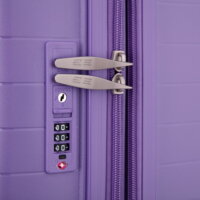 Набір валіз 2E, Aero, поліпропілен, L+M+S, TSA, 4 колеса, EXP, лавандовий (2E-SPP-AERO-SET3-LV)