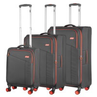 Набір валіз 2E Trek L+M+S + 3 рюкзаки Cabin, сірий (2E-SPE-TREK-SET6-GR)