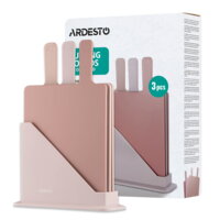 Набір кухонних дошок на підставці ARDESTO Fresh, пластик, 3 шт. (AR1427B)