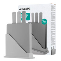 Набор кухонных досок на подставке ARDESTO Fresh, пластик, 3 шт. (AR1403GB)