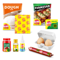 Игровой набор со слаймами Slime Mart Shopping Basket Пицца (15905B)