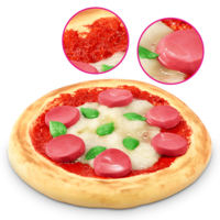 Игровой набор со слаймами Slime Mart Shopping Basket Пицца (15905B)