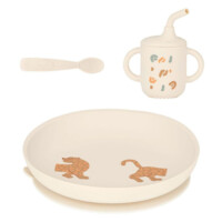 Набор детской посуды Babymoov Meal Box Little Roar (A005409) 
