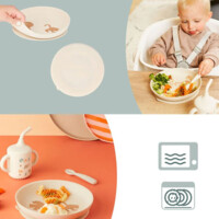 Набор детской посуды Babymoov Meal Box Little Roar (A005409)