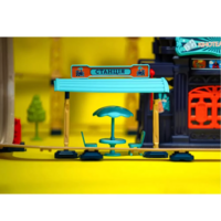 Залізна дорога трюкова Otamanko Хоробрий паровозик 222 деталі (532.02.32)