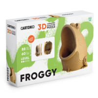 Картонный конструктор Cartonic 3D Puzzle FROGGY (CARTFROGHOL)