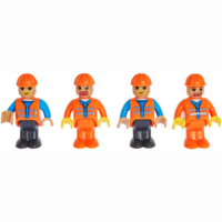 Конструктор Zipp toys Потяг DPK32 з рельсами жовтий (532.01.00)