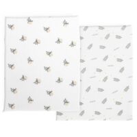 Простынь на резинке Chicco Next2Me Bamboo, 50х83 см, 2 шт. (01120.35)