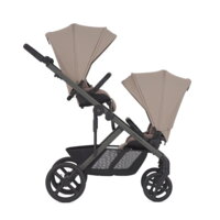 Дитяча коляска для 2 дітей Anex Modu Double Rooty: 2 люльки + 2 прогулянкові блоки (MD-01)