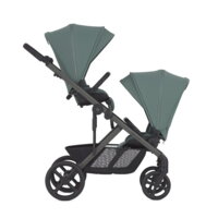 Дитяча коляска для 2 дітей Anex Modu Double Greeny: 2 люльки + 2 прогулянкові блоки (MD-02)