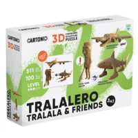 Картонный конструктор Cartonic 3D Puzzle TRALALERO TRALALA & FRIENDS (CARTTRALALA)