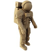 Картонный конструктор Cartonic 3D Puzzle ASTRONAUT (CARTASTRON)