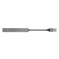USB-концентратор Trust Halyx 4-Port USB-A 3.2 Grey (24947_TRUST)