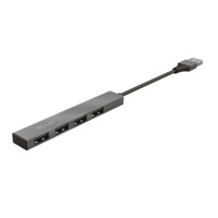 USB-концентратор Trust Halyx 4-Port USB-A 3.2 Grey (24947_TRUST)