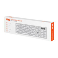 Клавиатура ножничная 2E, серебристо-белый (2E-KS270WBWH_UA)