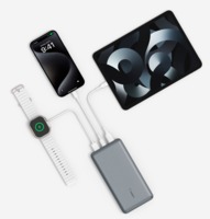 Портативний акумулятор Belkin 10000mAh 15W 2xUSB-A, USB-C Gray (BPB011BTGY)