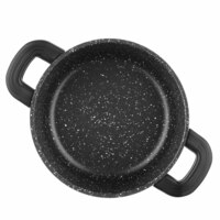 Набір посуду ARDESTO Gemini Anzio, 6 предметів, алюміній, чорний (AR1906AS)