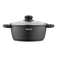 Набір посуду ARDESTO Gemini Anzio, 6 предметів, алюміній, чорний (AR1906AS)