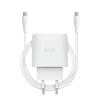 Мережевий зарядний пристрій Trust Maxo 45W GaN USB-C White (25522_TRUST)