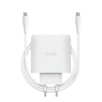 Мережевий зарядний пристрій Trust Maxo 100W GaN USB-C Charger White (25524_TRUST)