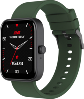 Смарт-годинник 2E Alpha SQ Music Edition 46mm Black-Green + ремінець сірий (2E-CWW40BKGN-WS)
