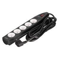 Удлинитель сетевой 2E 5м, чёрный (2E-SP515M5BK) 