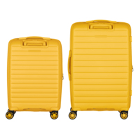 Набір валіз 2E Aero M+S, бурштиново-жовтий (2E-SPP-AERO-SET2-AY)