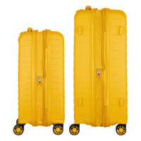 Набір валіз 2E Aero M+S, бурштиново-жовтий (2E-SPP-AERO-SET2-AY)