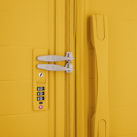 Набір валіз 2E Aero M+S, бурштиново-жовтий (2E-SPP-AERO-SET2-AY)