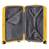 Набір валіз 2E Aero M+S, бурштиново-жовтий (2E-SPP-AERO-SET2-AY)